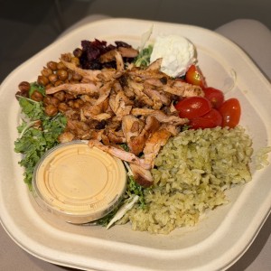La buff con pollo spicy