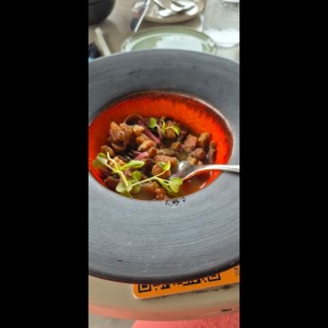 Ceviche de porkbelly