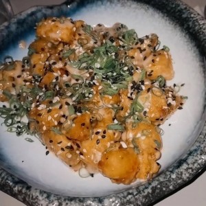 Rocas tempura (camarones)