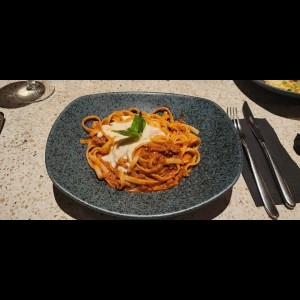 pasta a la boloñesa