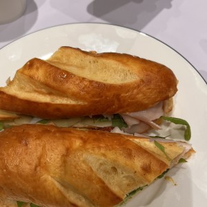 Pannini de jamon de pavo