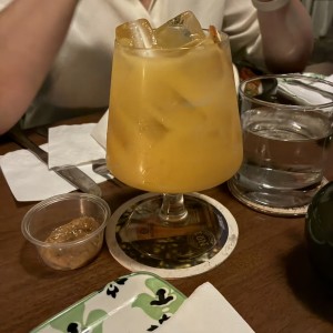 Maracuyá con leche de coco