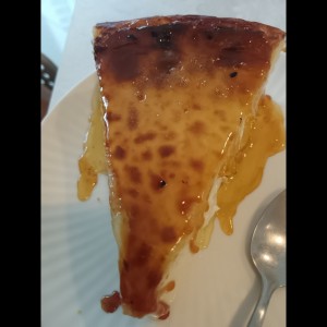 Tarta vasca creme brulee 