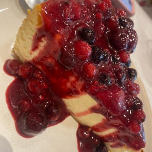 Tarta vasca de frutos del bosque