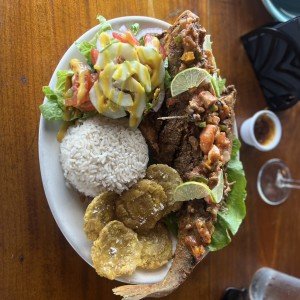 Pescado frito