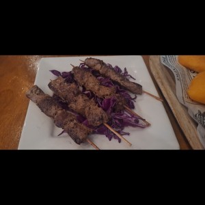 Carne en palito