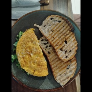 Omelet te con vegetales