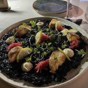 Fideua con pescado