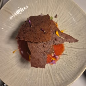 postre de chocolate