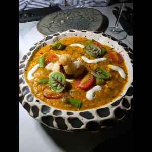 Arroz caldoso de langosta