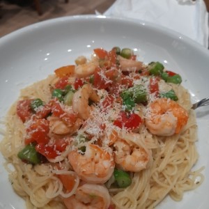pasta de camarones