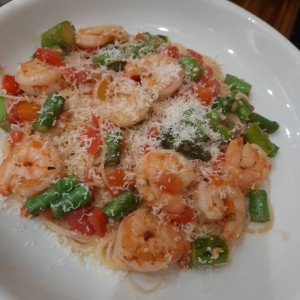 spaguetti camarones