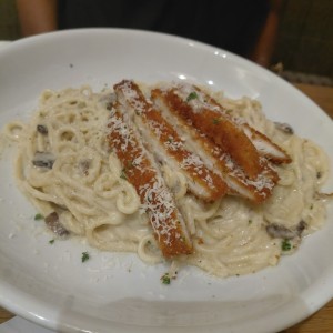 spagurtti con pollo krispy