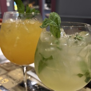 Basil Limonada y Maracuya, Ginger Romero