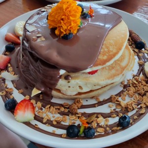 pancakes de Nutella