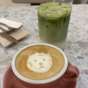 Capuchino y matcha
