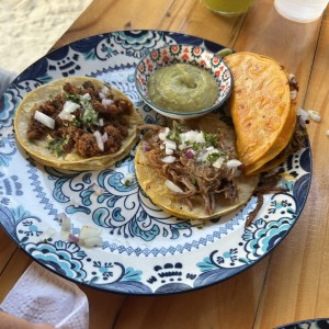 Taco de chorizo y carne (personalizado)