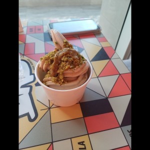 Helado de pistacho