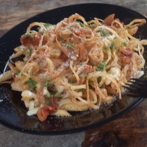 papas GPT con parmesano y bacon