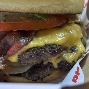 Oklahoma doble con extra de bacon
