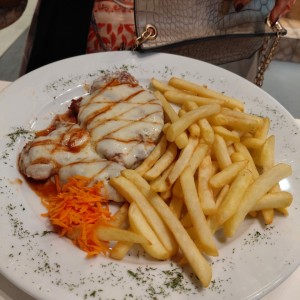spaguetti a la milanesa