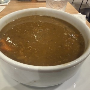 Sopa de lentejas