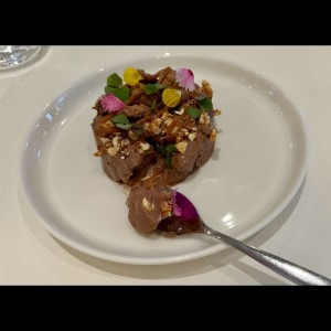 Mousse de chocolate amargo 