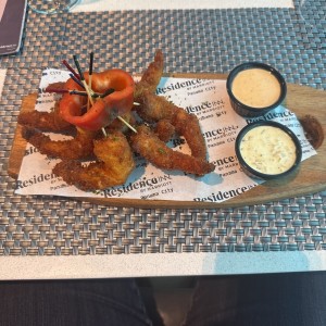 Camarones apanados