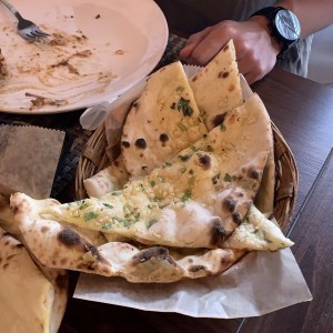 Naan de Ajo. Fenomenal