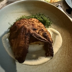POLLO DE PASTOREO ASADO (1/4 $10 1/2 $18)