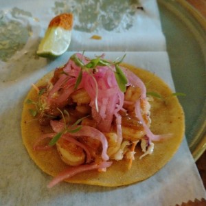 Taco de camaron