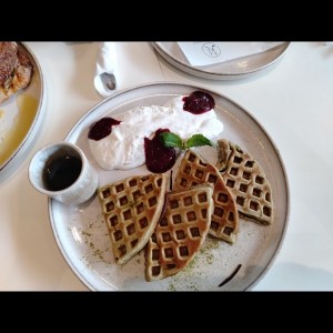 Matcha Waffles