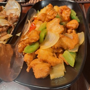 Pollo agridulce