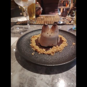 Gato de panna cotta