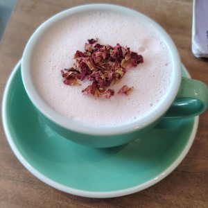 Rose latte