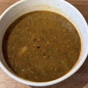 Sopa de lentejas
