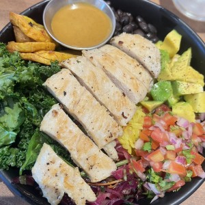 Bowl con extra de pollo