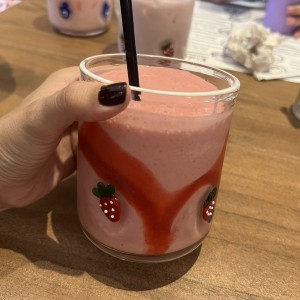 Smoothie de Fresas y Banano