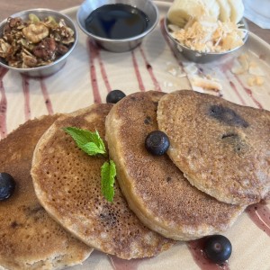 Pancake de blueberries 