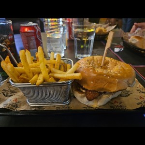 hamburguesa de pollo