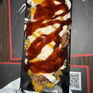 Patacon pulled pork