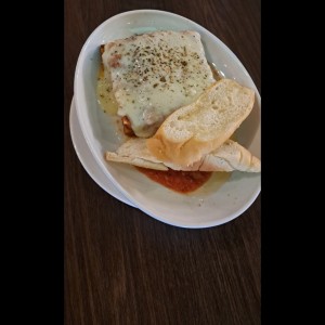 lasagna con carne brisket