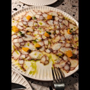 ANTIPASTI - Carpaccio di Polpo