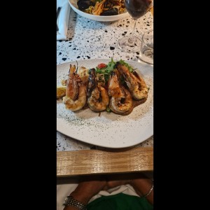 gambones a la parrilla