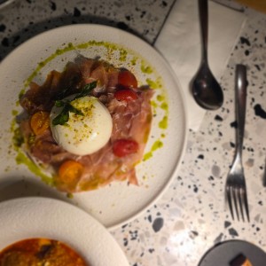 ANTIPASTI - Burrata e mortadella