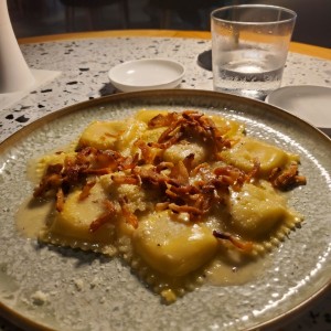 Ravioli Carbonara