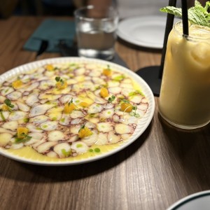ANTIPASTI - Carpaccio di Polpo