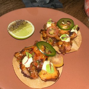Tostadas de pulpo