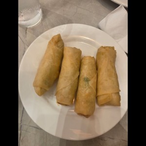 rollitos primavera de vegetales