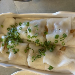 Chee Cheong Fun de puerco asado